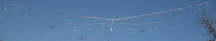 Four band Cage dipole antenna, Prototype #2